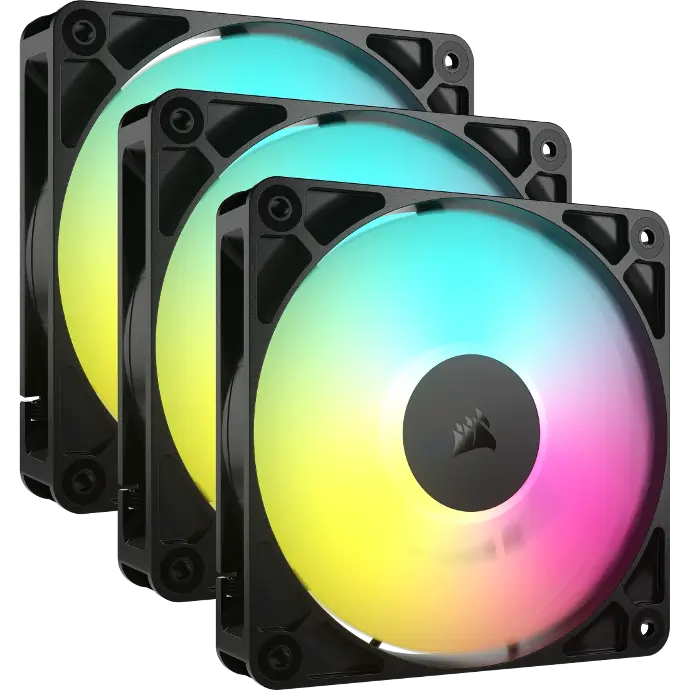 COOLER CASE CORSAIR RS120 BLACK ARGB X3