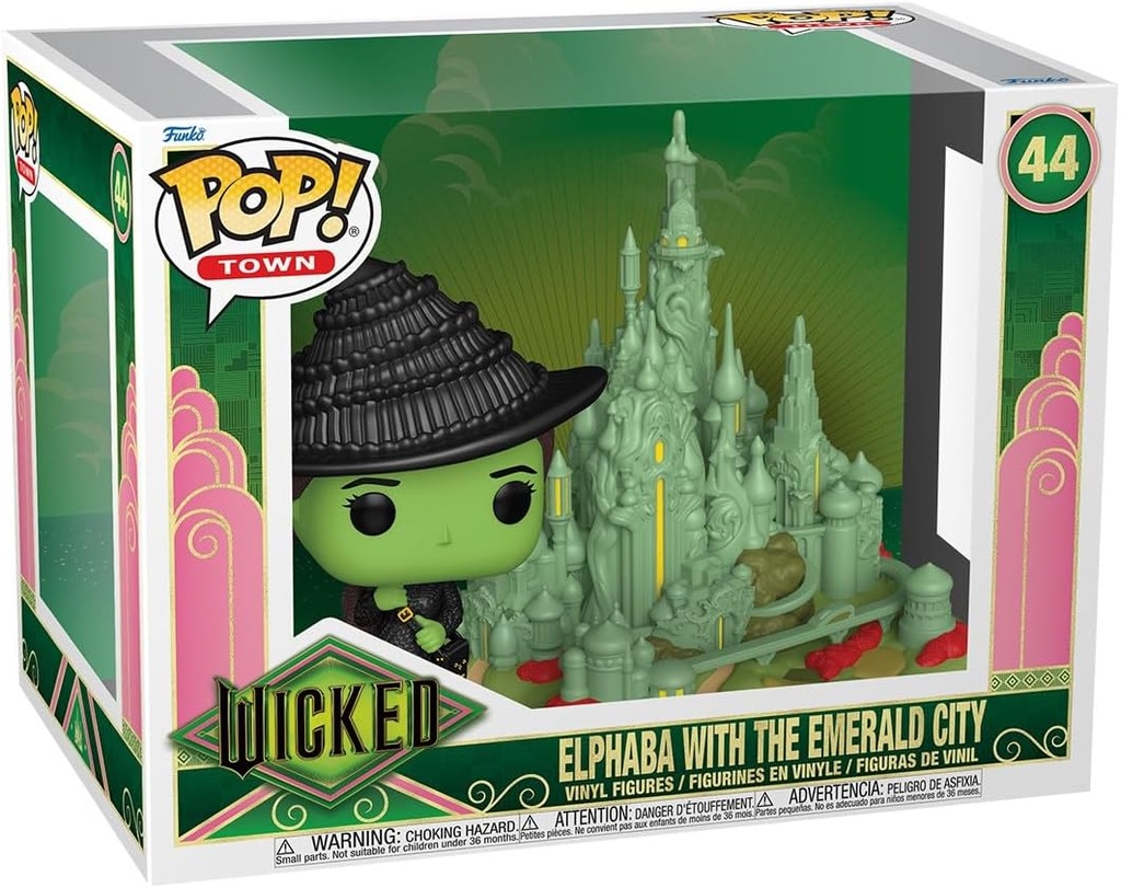 FUNKO POP TOWN WICKED: ELPHABA W/ EMERALD CITY 44