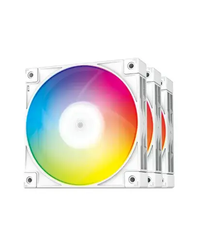 COOLER DEEPCOOL FC120 WHITE X3