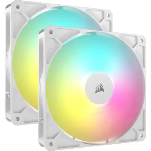 COOLER CASE CORSAIR RS140 WHITE ARGB X2