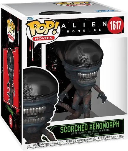 FUNKO POP SUPER ALIEN ROMULUS SCORCHED XENOMORPH 1617