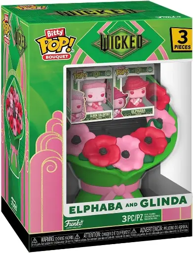 FUNKO POP BITTY BOUQUET: VALENTINE ELPHABA AND GLINDA